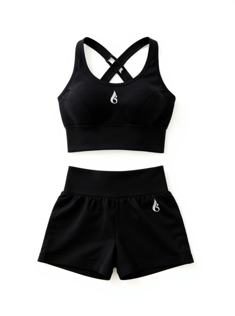 Women’s Sports Bra & Gym Shorts Set