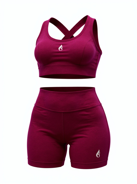 Women’s Sports Bra & Gym Shorts Set