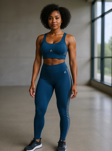 Women's workout Sets 2-piece Set. Sports Bra, Padded Butt Lifting Leggings High Waisted